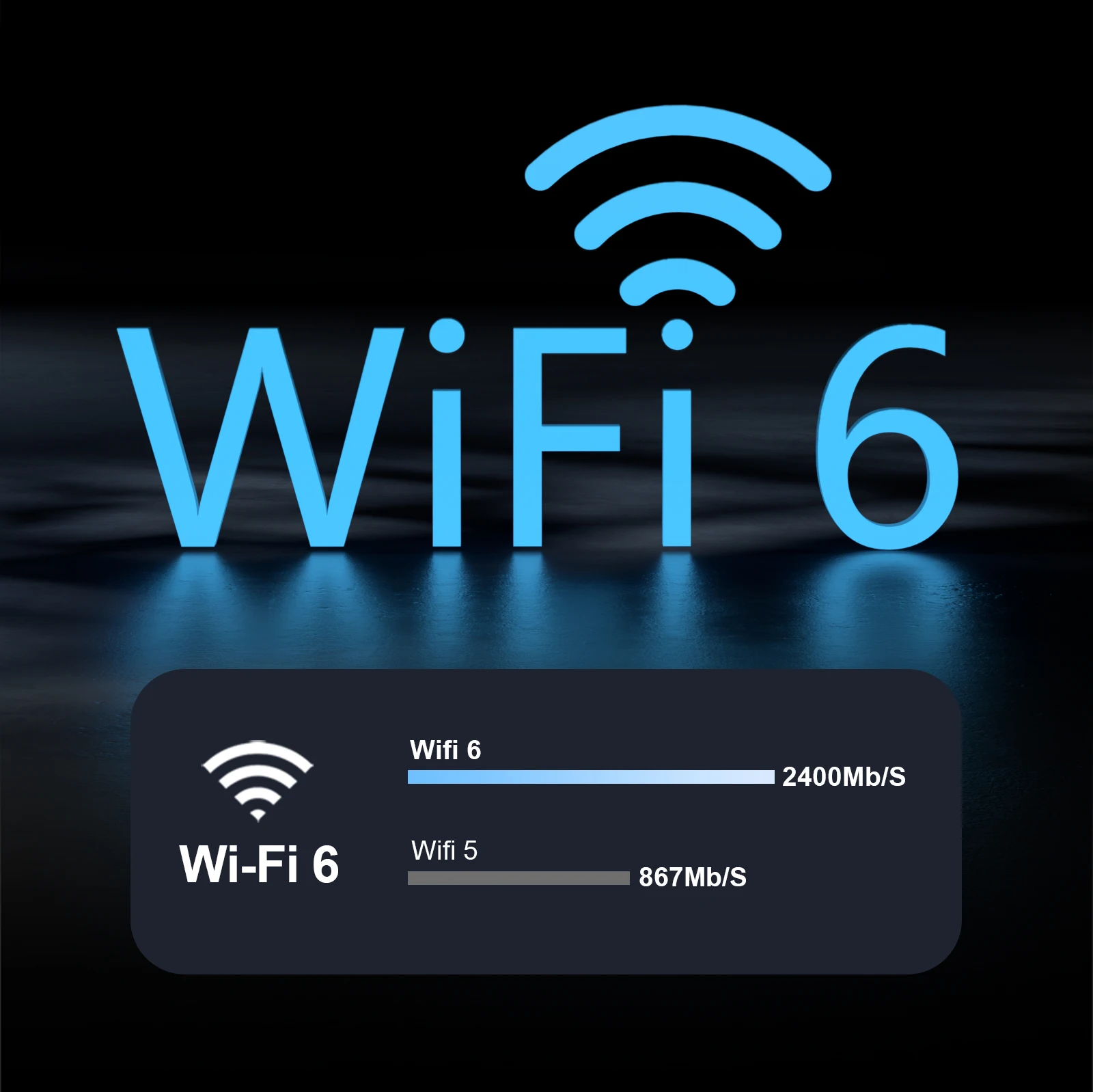 AMR5 미니 PC는 Wi-Fi 6를 지원하므로 더 이상 유선 연결이 필요하지 않습니다. Wi-Fi 6의 속도는 Wi-Fi 5의 약 3배에 달해 빠른 인터넷 서핑의 즐거움을 누릴 수 있습니다.