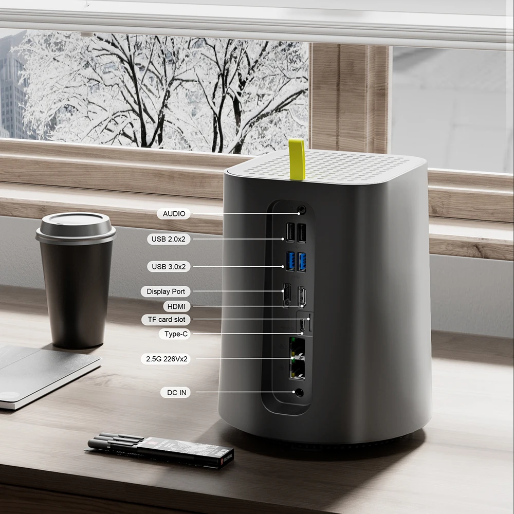 NAS Mini PC Desktop Computer Intel N150