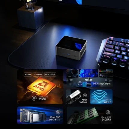 ミニPC CHATREEY Mini PC T9 T9 Mini PC intel N100 Pocket Small Desktop Computer - Chatreey