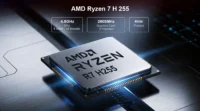 The Chatreey AN3P mini PC features an AMD Ryzen 7 H255 processor, onboard dual-channel DDR5 memory (up to 24GB), and two NVMe SSD slots (up to 2TB). It supports Wi-Fi 6 and Bluetooth 5.2, includes a 2.5Gbps LAN port, and allows for connecting up to three displays via TYPE-C, HDMI, and DP ports.