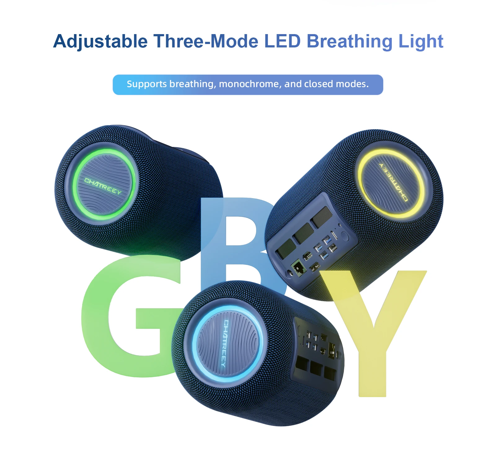 Chatreey EXR1 features 3 adjustable lights that can be tailored to your actual needs.