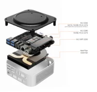 The T8 has an M.2 2242 SATA PCIe 3.0 x4 hard drive interface and a 2280 NVMe PCIe 4.0 x4 hard drive interface.